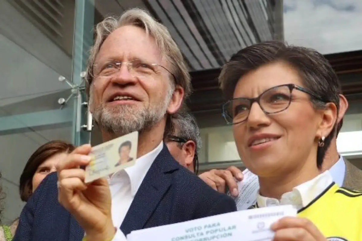 Antanas Mockus y Claudia López, ahora exmiembros de la Alianza Verde. Fuente: Claudia López en X.